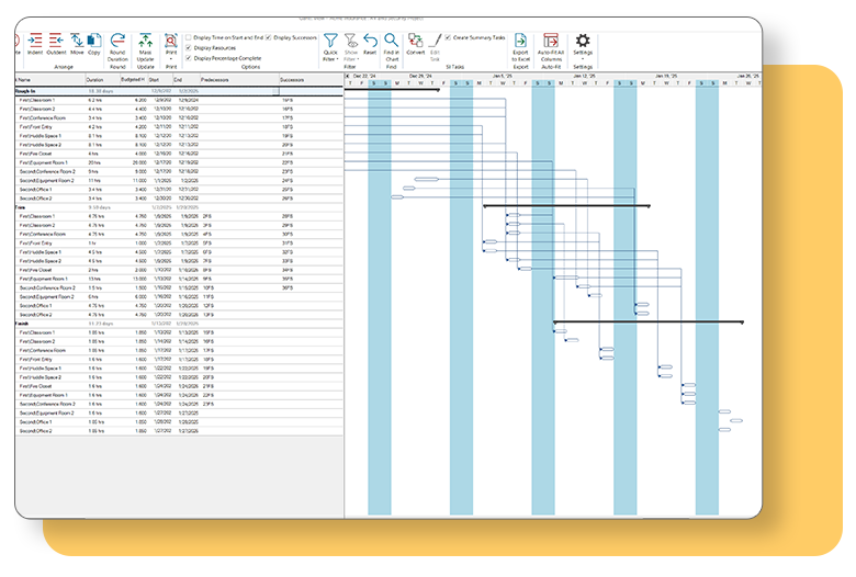 Gantt for Project Management