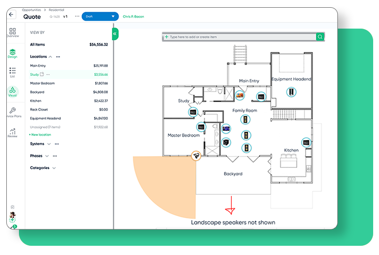 Visual Quoting Cloud Features