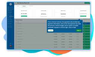 payments tourial automatic recurring