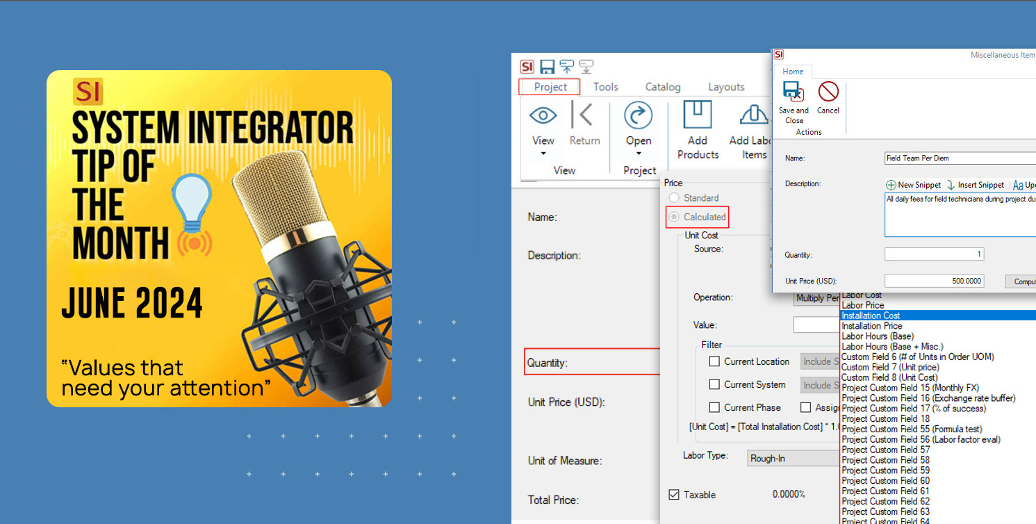 System Integrator - Odd, irregular, or non-standard values that need your attention!