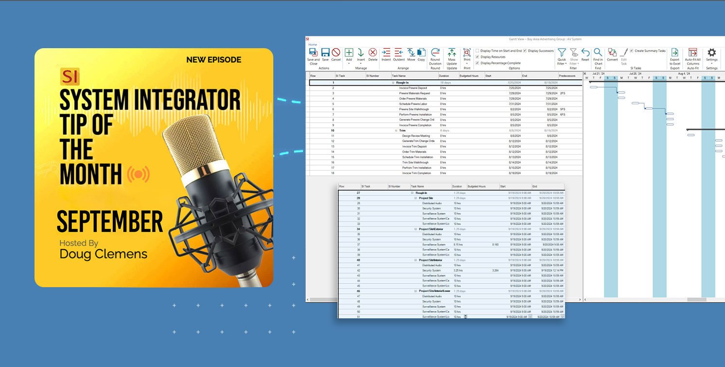 System Integrator - How SI's Gantt View can provide insight and perspective