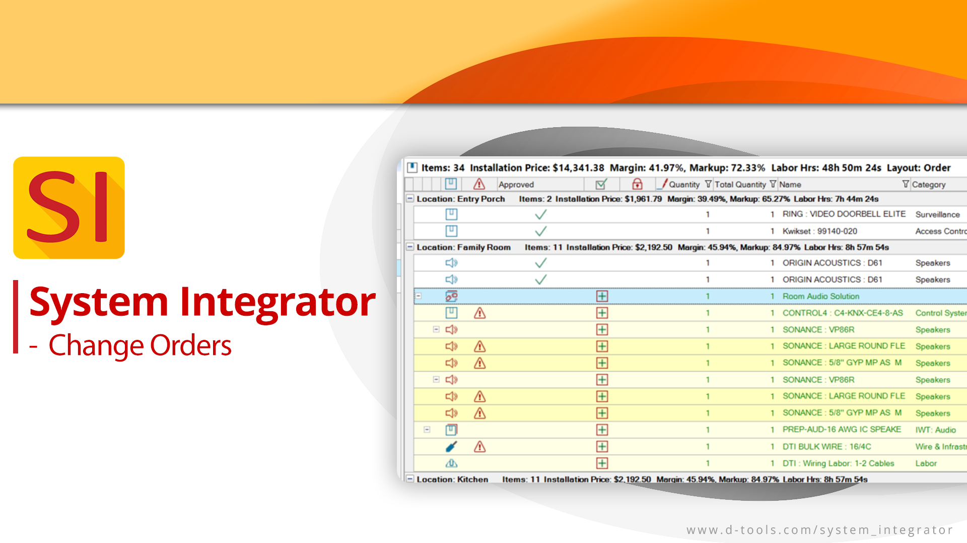 System Integrator - Change Orders