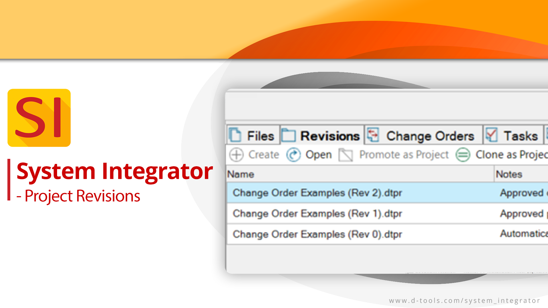 System Integrator - Project Revisions