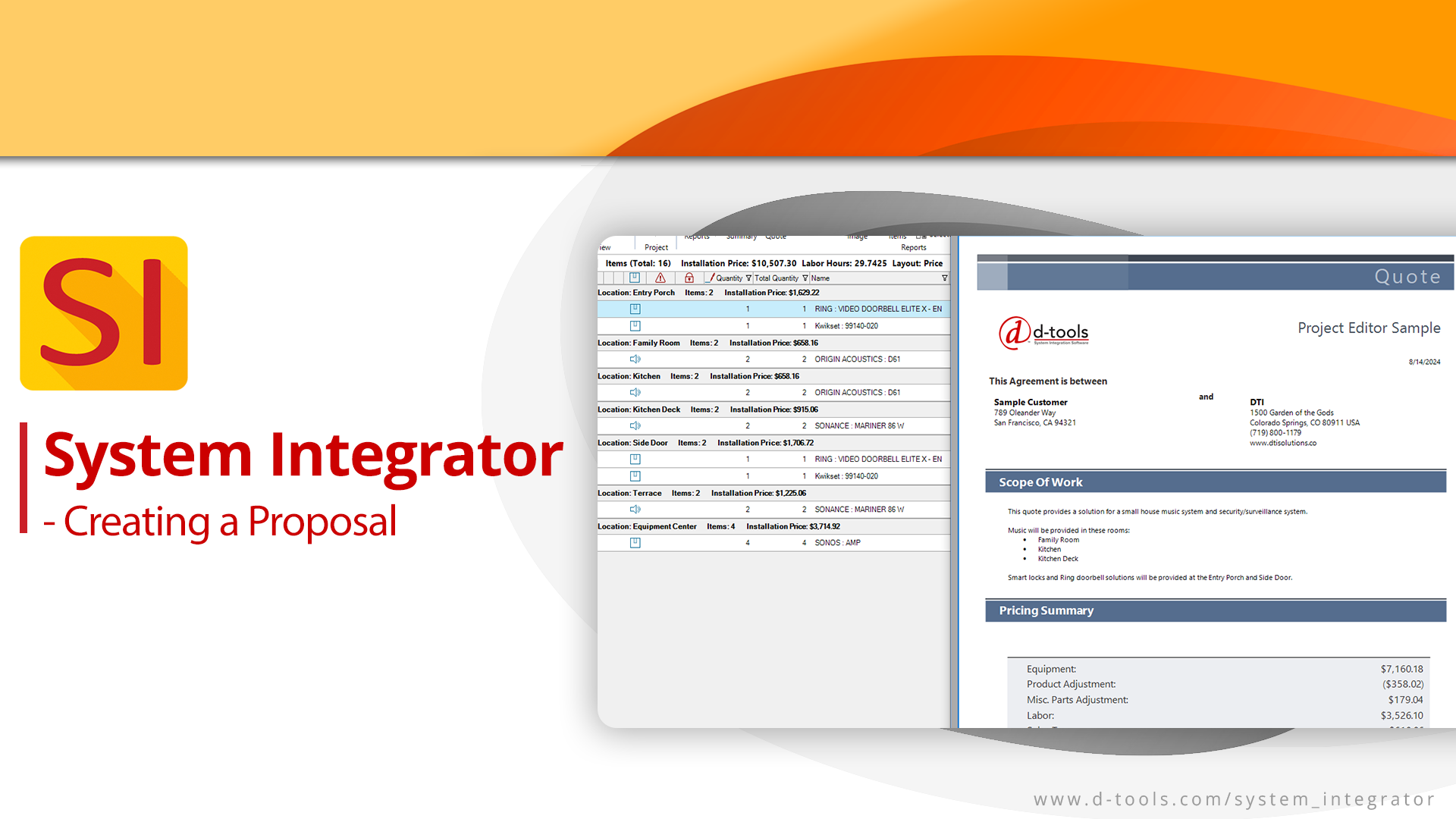 System Integrator - Creating a Proposal