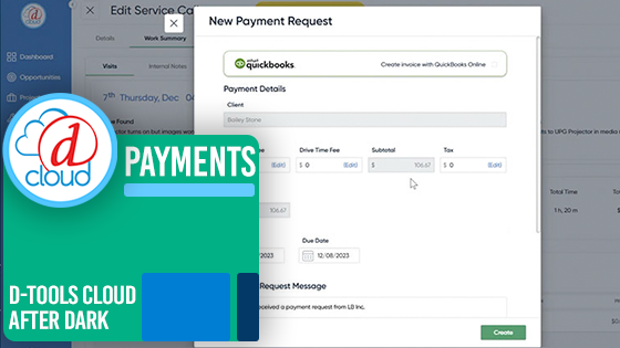 D-Tools Cloud After Dark - Payments