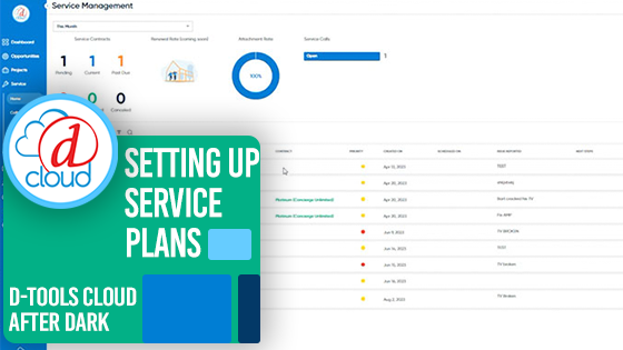 D-Tools Cloud After Dark: Getting Started with Service Plans